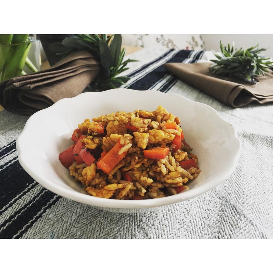 喷喷香虾酱炒饭