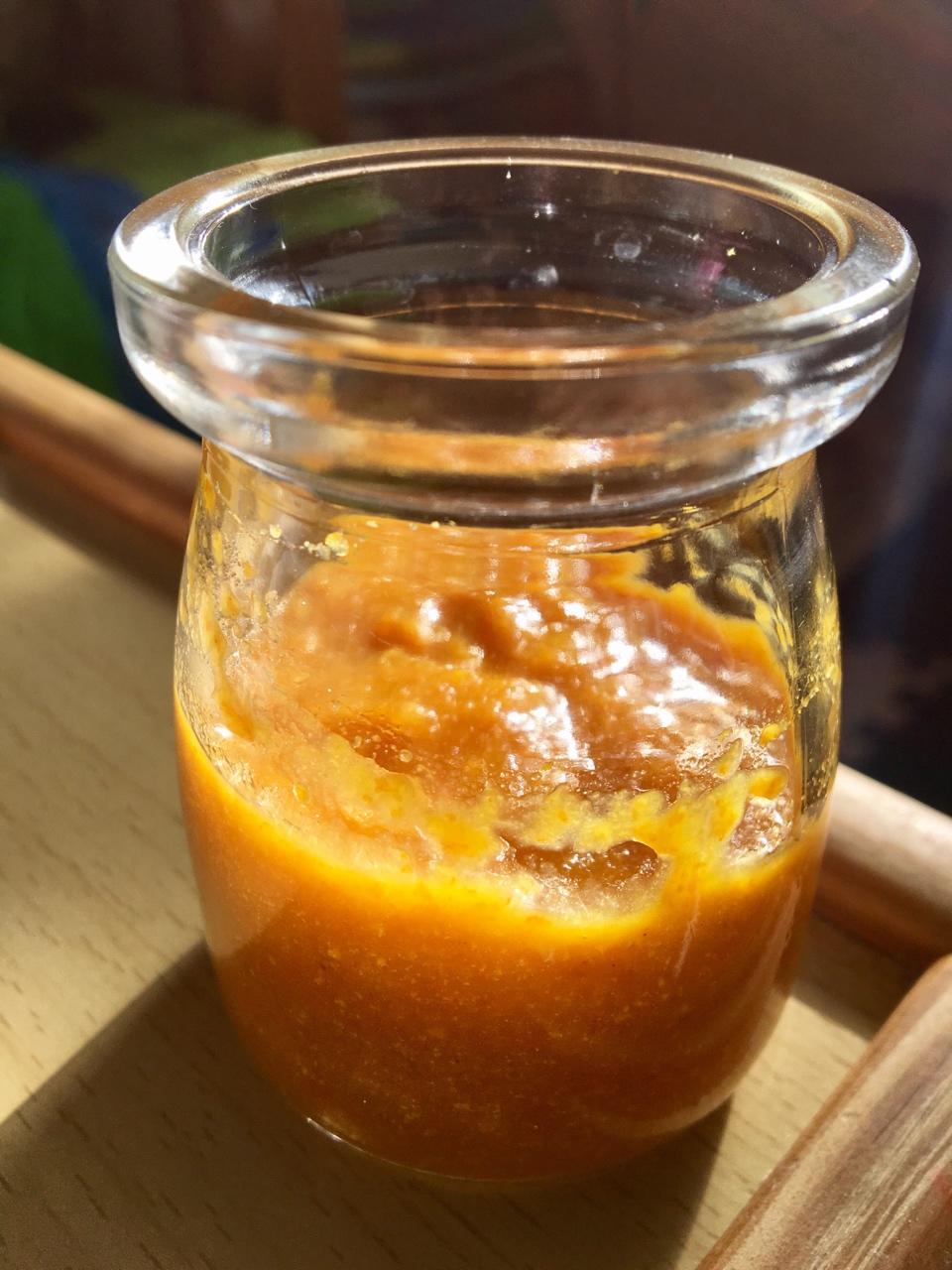 橘子皮10个裤子肉2个蜂蜜两勺橘子皮酱的做法煮橘子皮:橘皮放在锅中