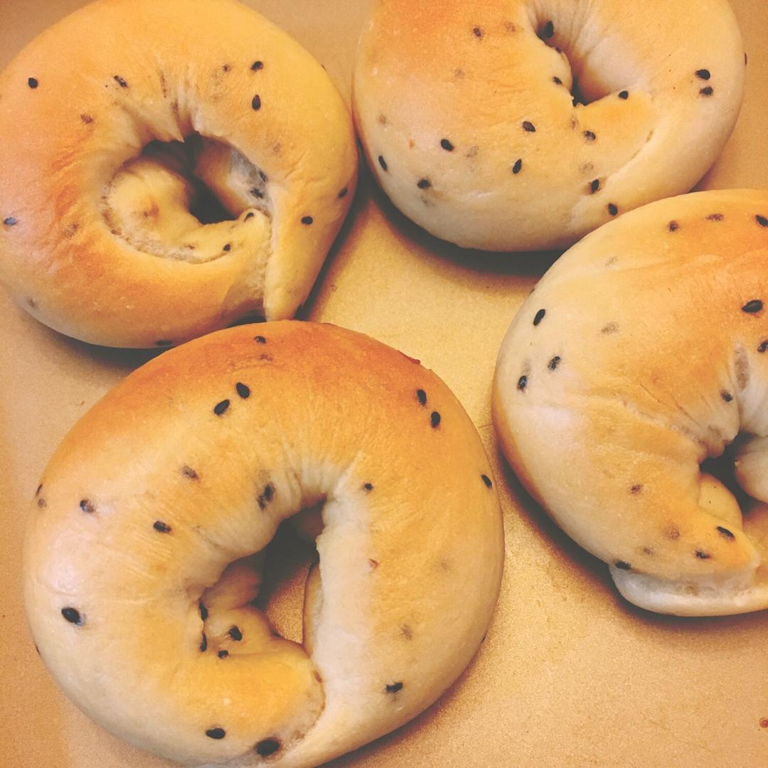 芝麻贝果（咸）