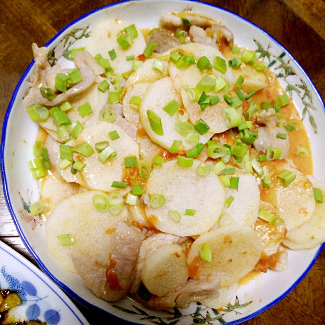 西红柿炒山药