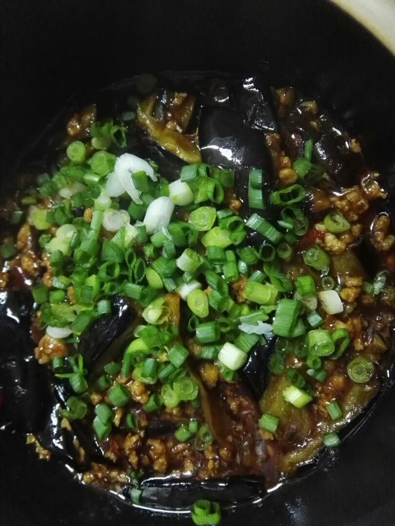 红烧肉沫茄子