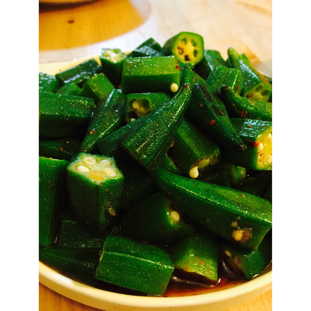 【白灼秋葵】清爽简单