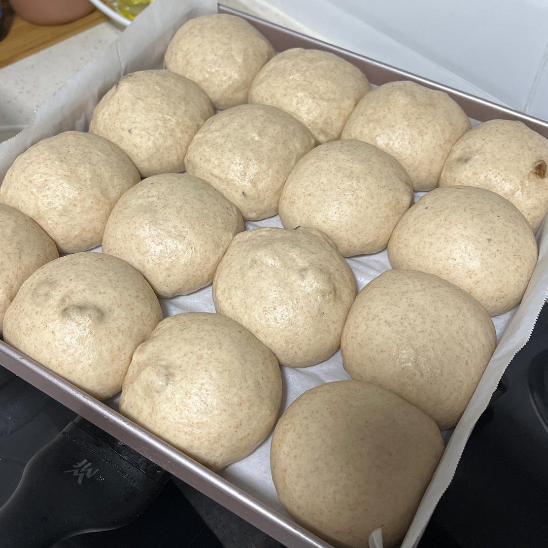 高水量全麦小餐包 小美7分钟揉面