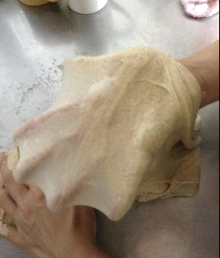 超轻松快速揉面法（后酵母静置法）
