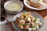 清白鍋-香葸蛋雞+姜絲虱目魚+高麗菜肉粥，在家自煮快乐全家餐/蒸鲜海鲜火锅粥