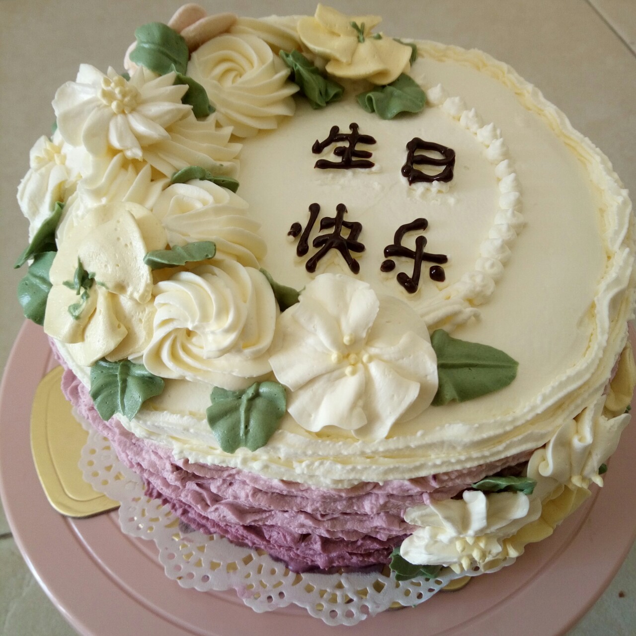 小麦子自创韩式裱花奶酪霜