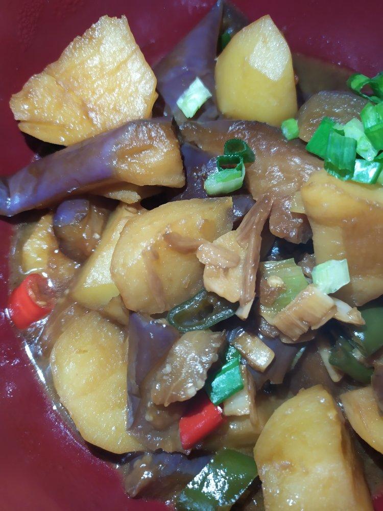 土豆炖茄子