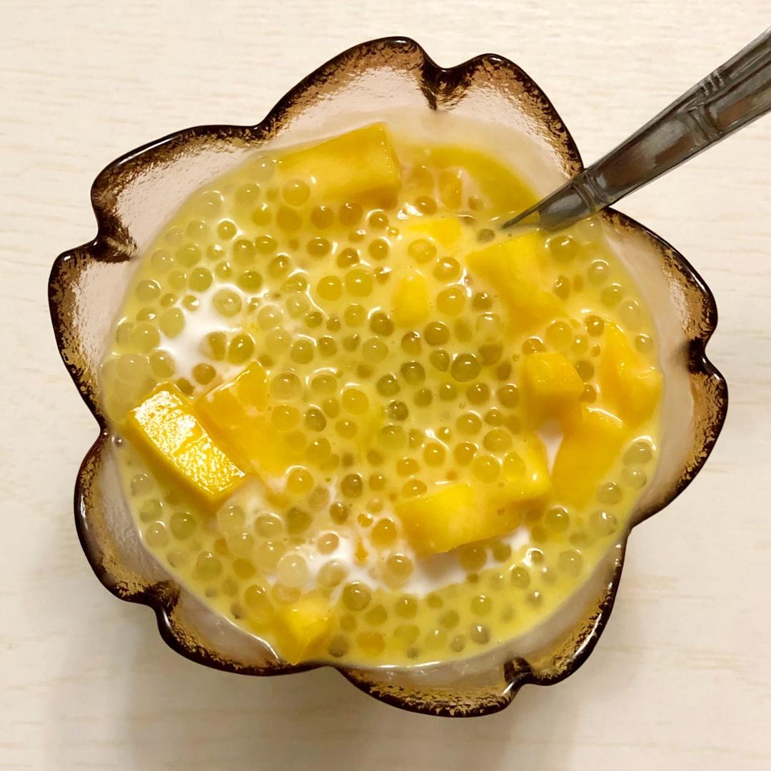 纯正的芒果西米露