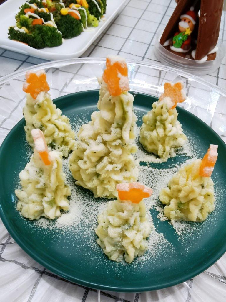 圣诞树土豆泥