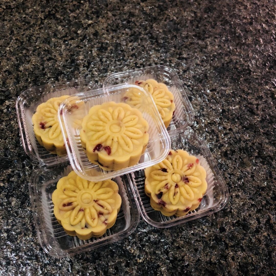 蔓越莓绿豆糕