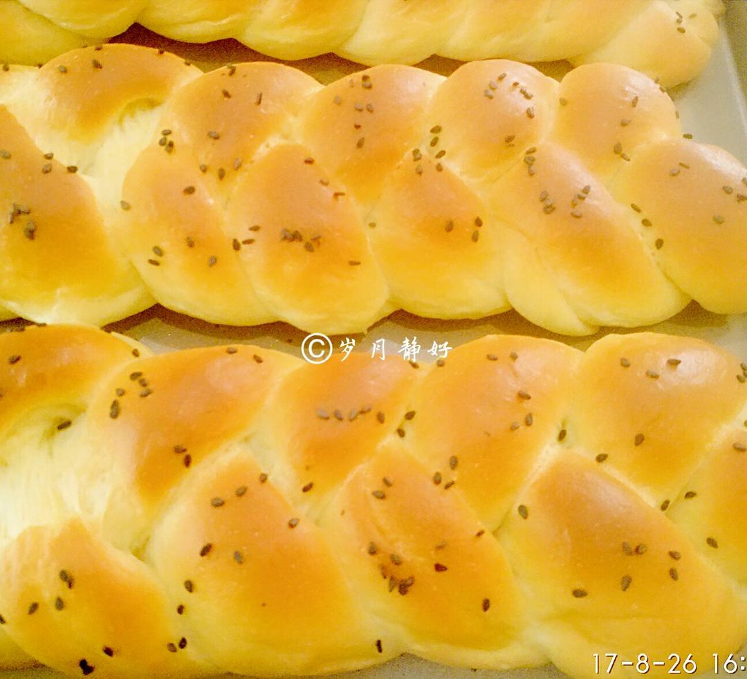 酸奶辫子面包（一次发酵）