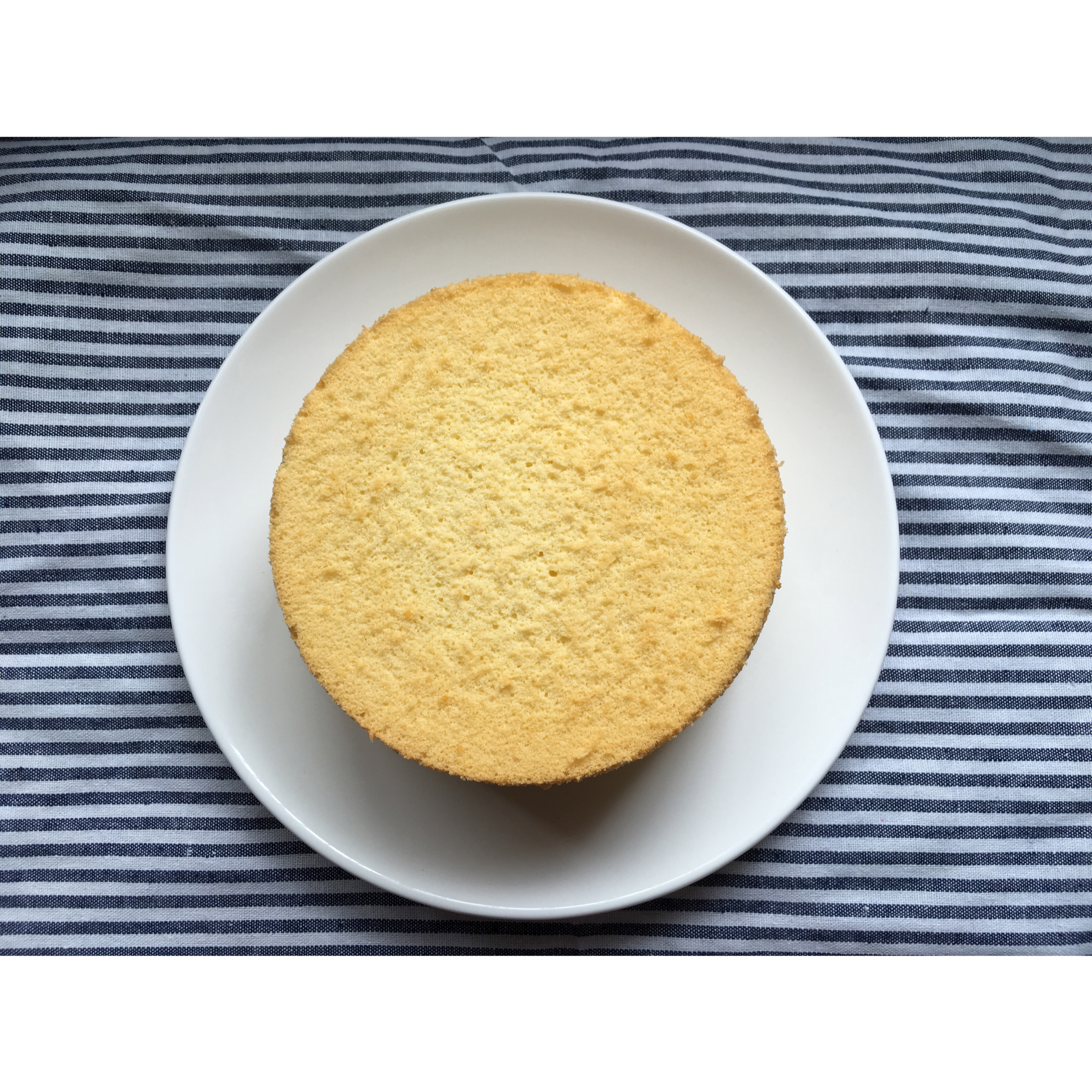 6寸原味戚风蛋糕