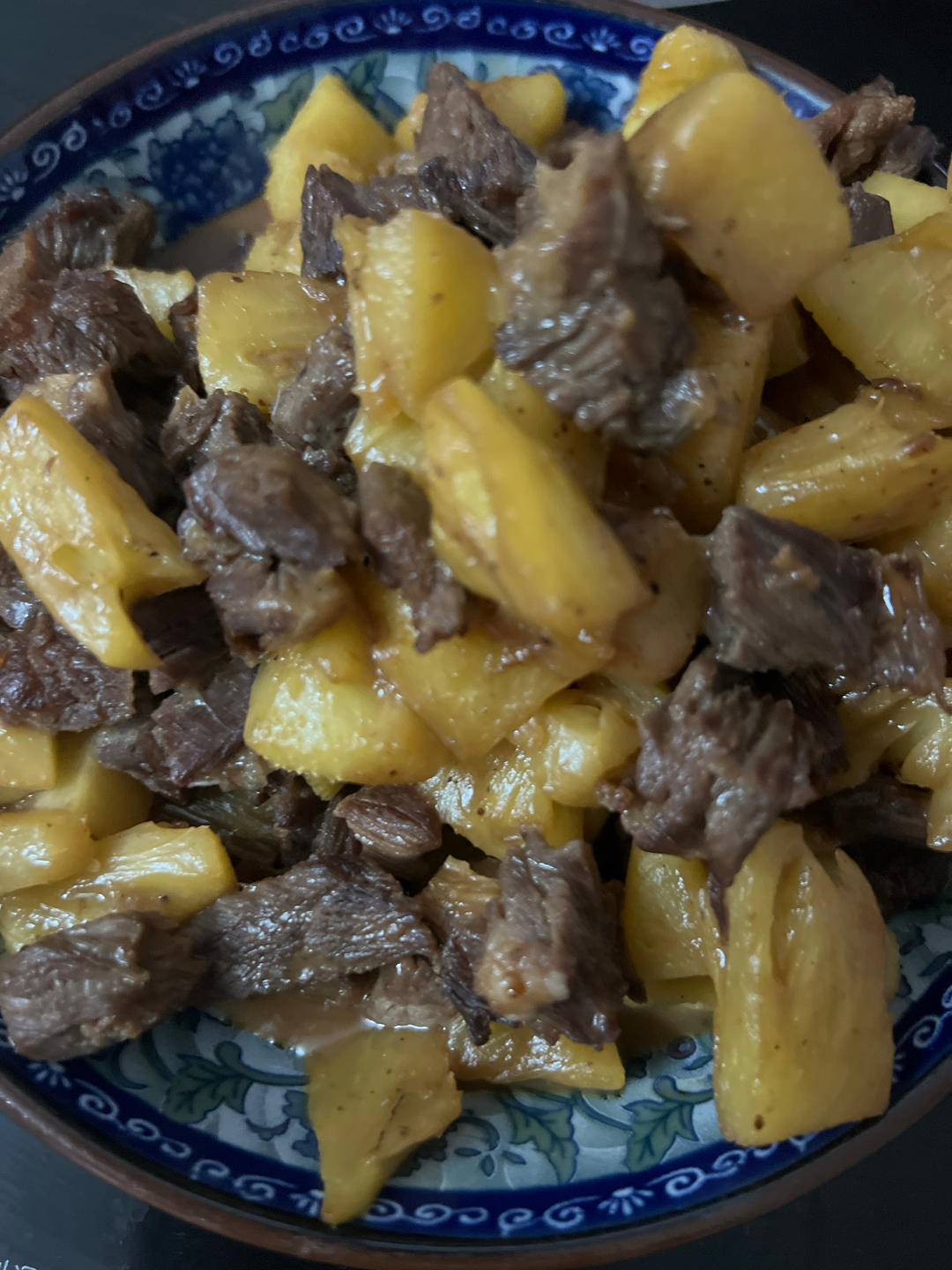 黑椒菠萝牛肉粒 好吃到停不下来