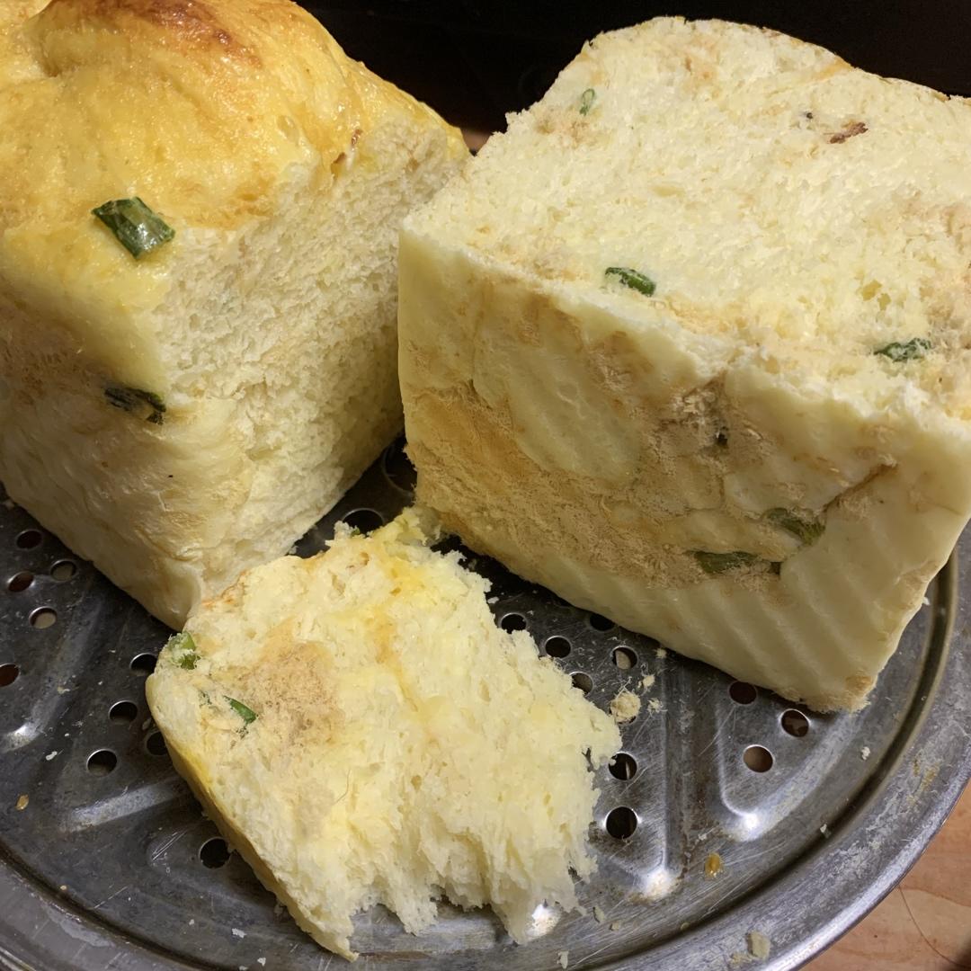 香葱肉松手撕吐司