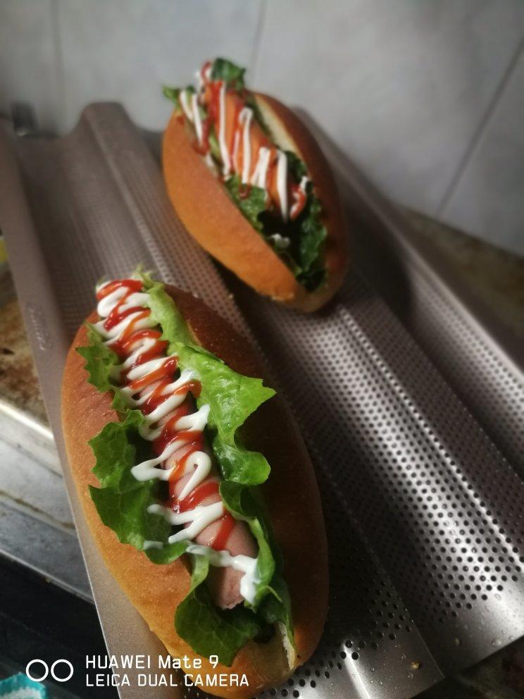 热狗面包胚（短棍面包）