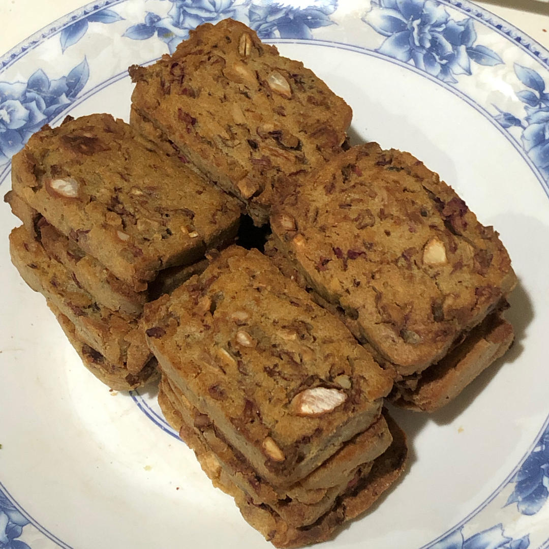 无油、无麸质的补脑小米饼干！