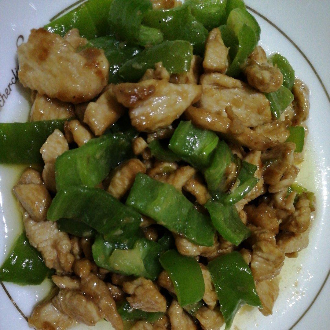 青椒炒鸡腿肉（大厨级别）