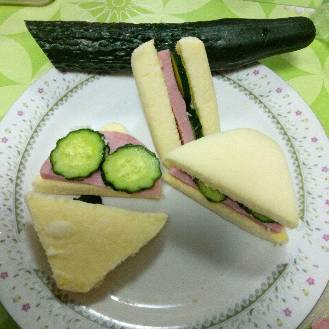 火腿芝士蛋三文治