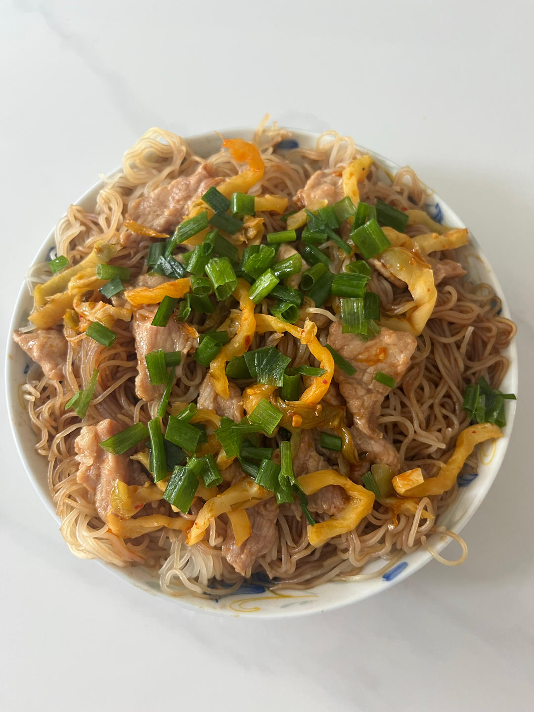 榨菜牛肉蒸米粉