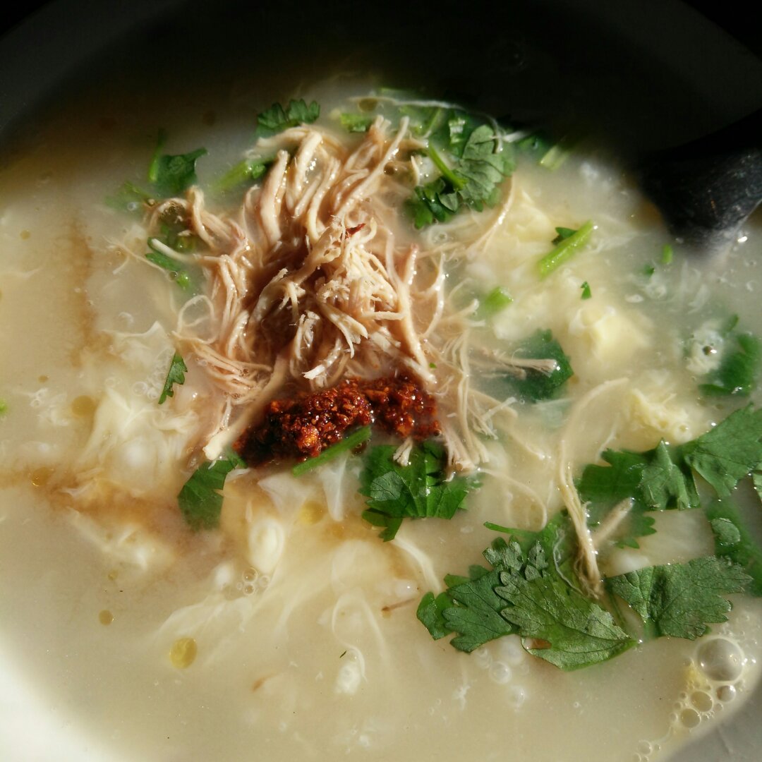 莫西君做的鸡肉糁的做法