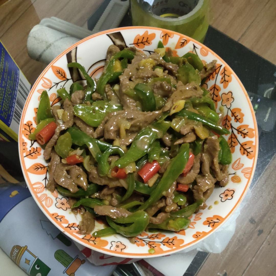 青椒炒肉丝