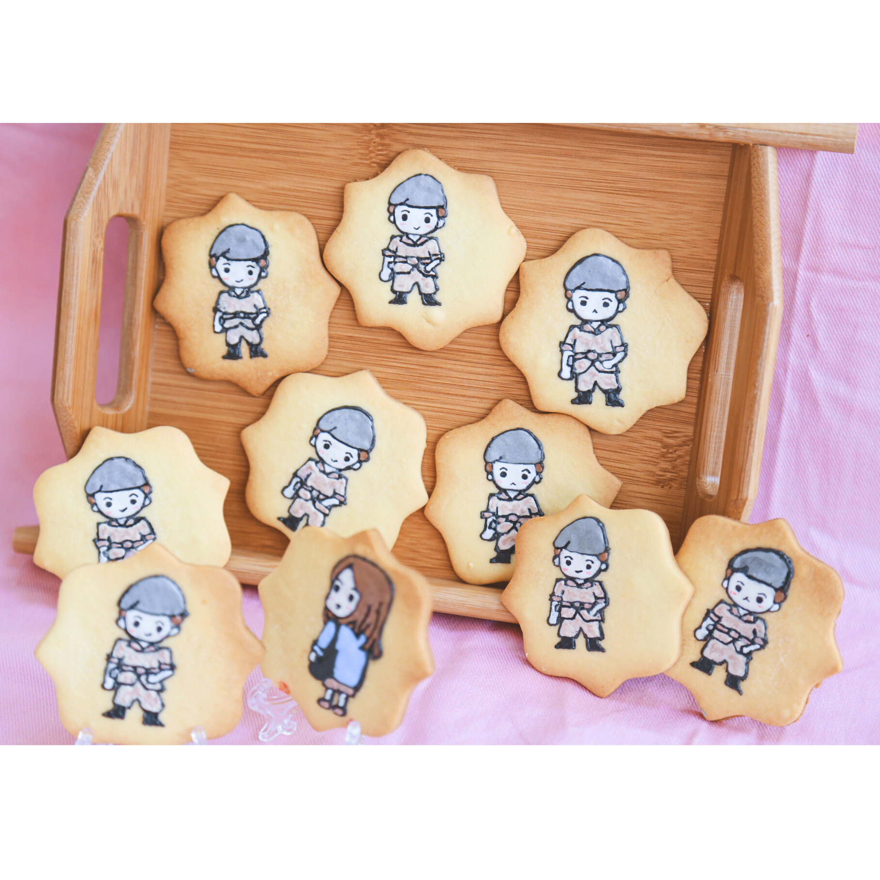 宋仲基欧巴也可以做饼干-太阳的后裔糖霜饼干