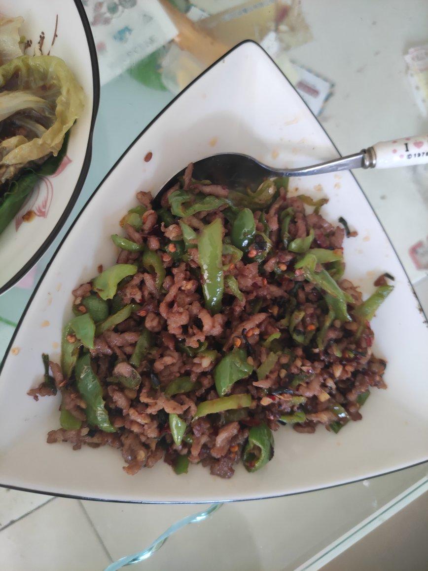 孜然青椒炒肉