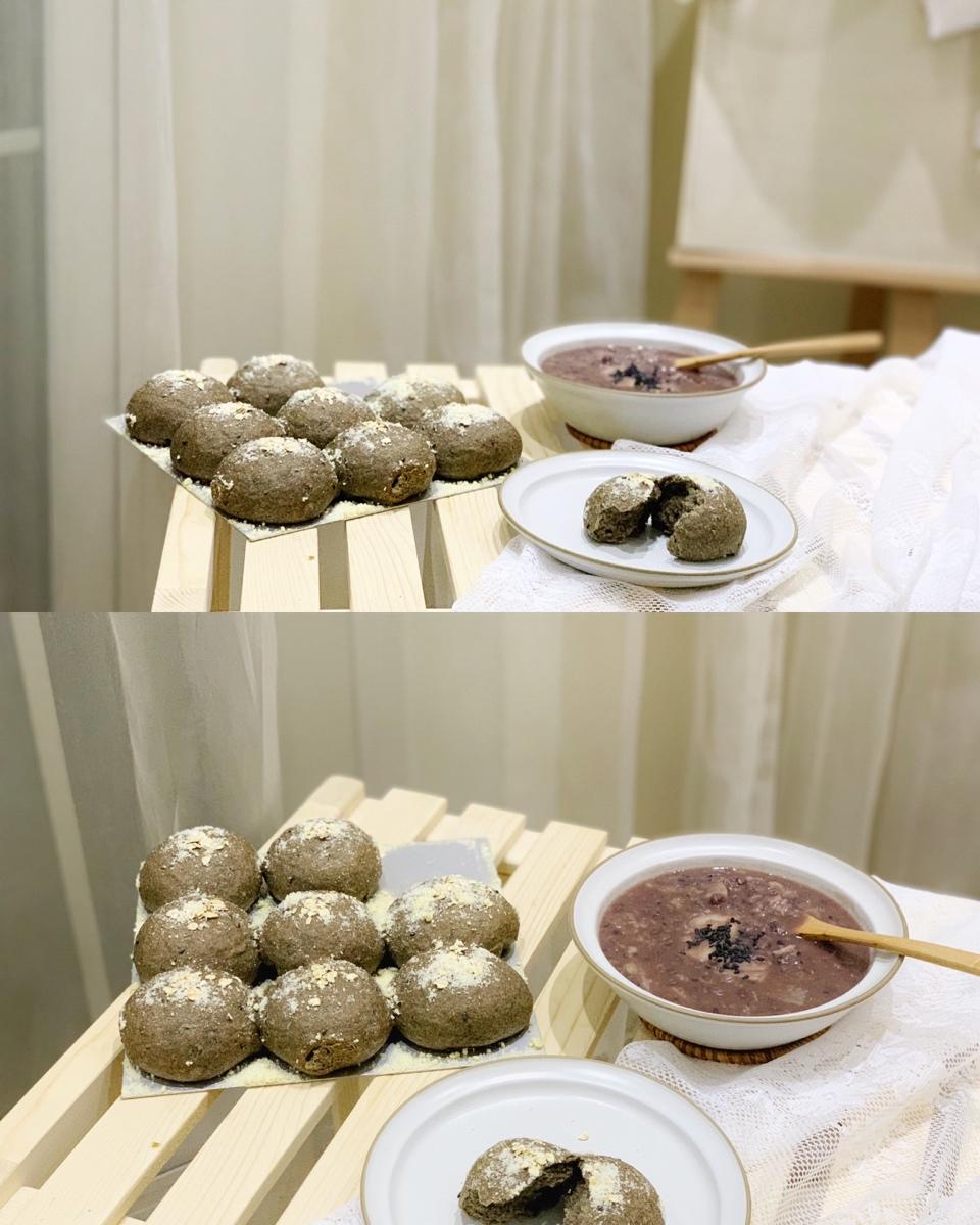 黑芝麻全麦餐包 100%纯全麦