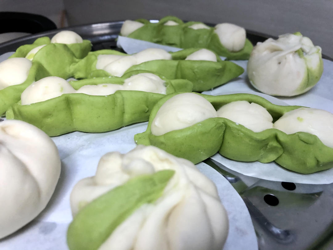 豌豆荚馒头