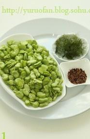 茴香炒蚕豆的做法 步骤1