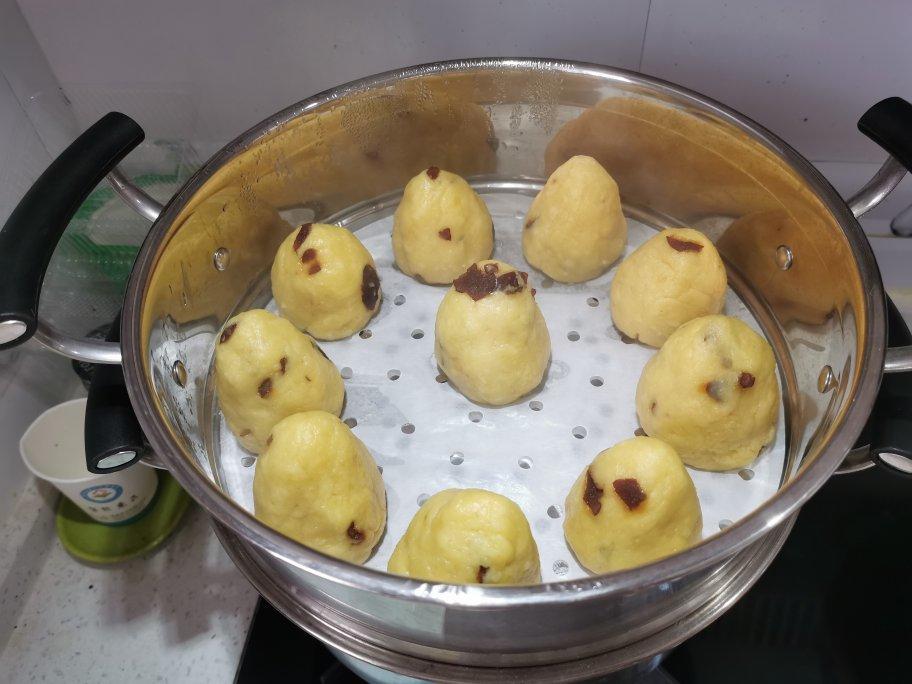 红枣玉米面窝窝头