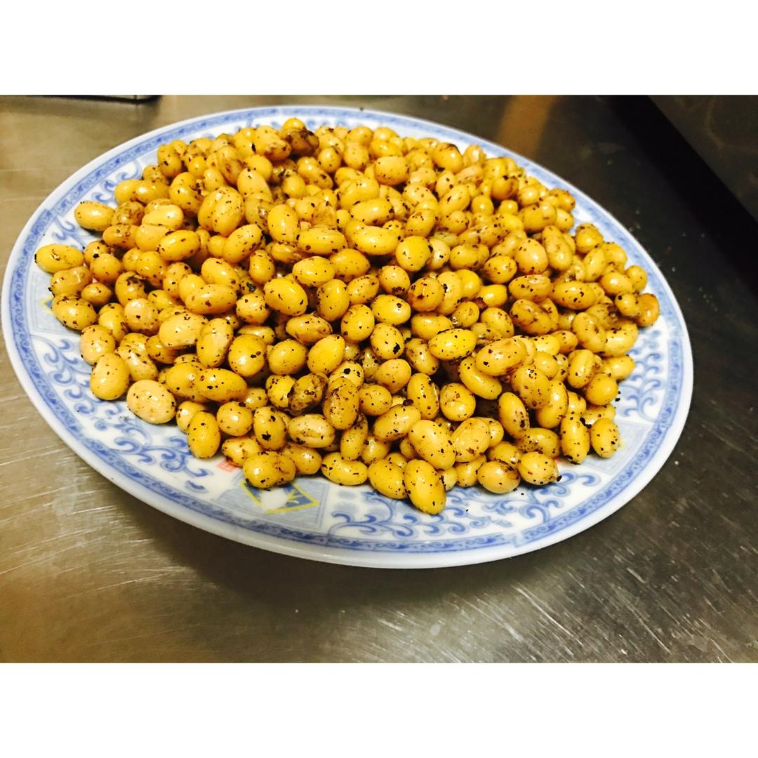 琪妮安6666做的干炒五香黄豆