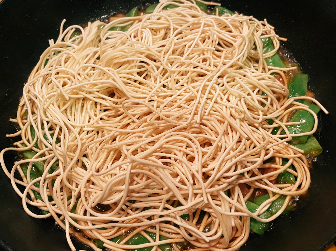 地道老北京扁豆焖面 豆角焖面 太好吃小心吃撑哦