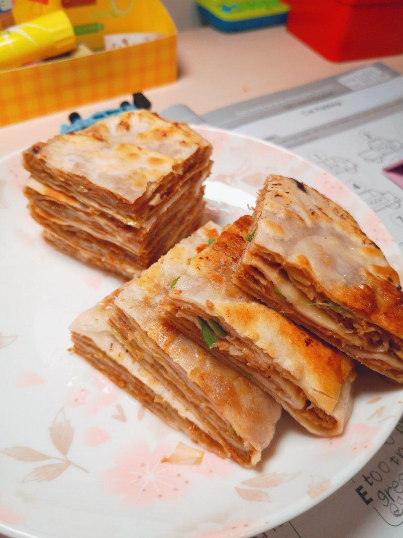 葱香牛肉千层饼