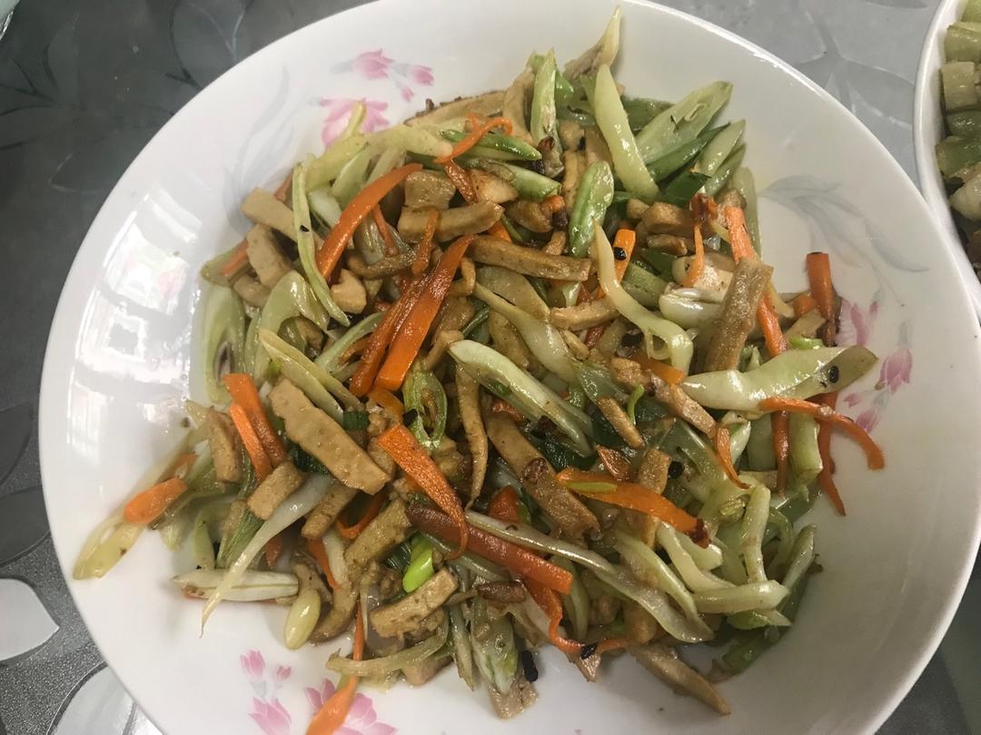 清炒扁豆丝