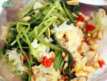 凉拌菠菜