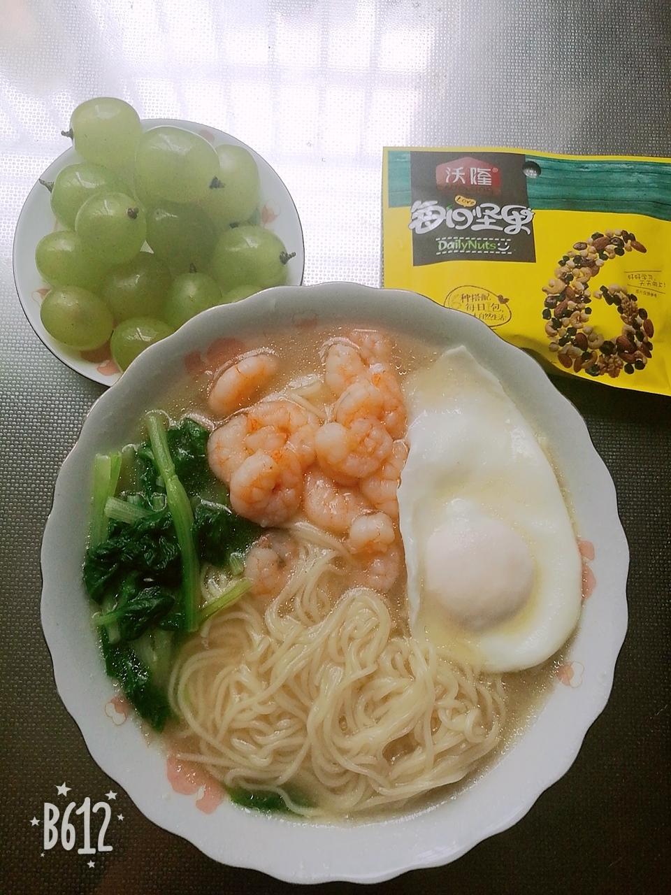 虾仁汤面