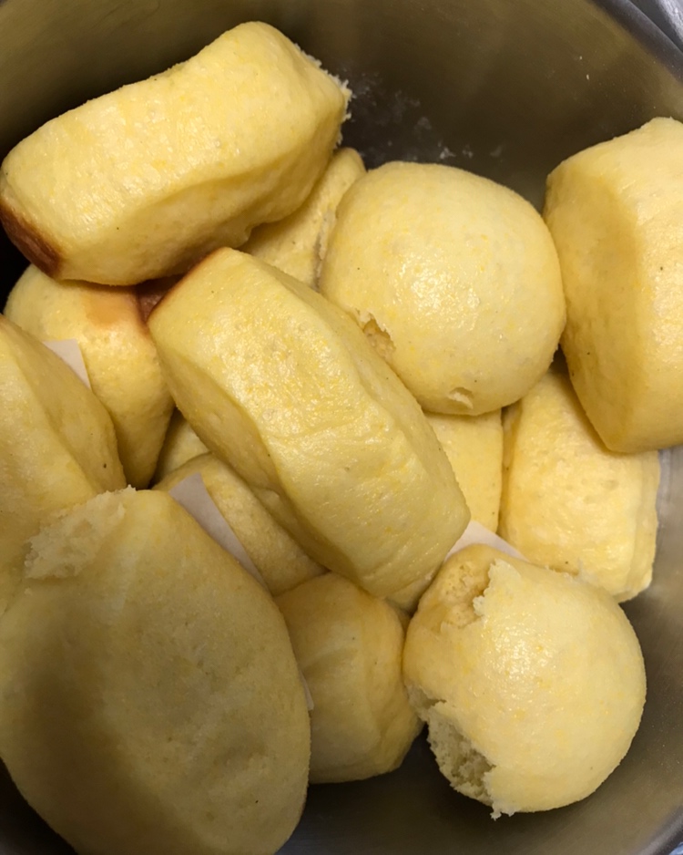 奶香玉米面馒头（一次发酵）