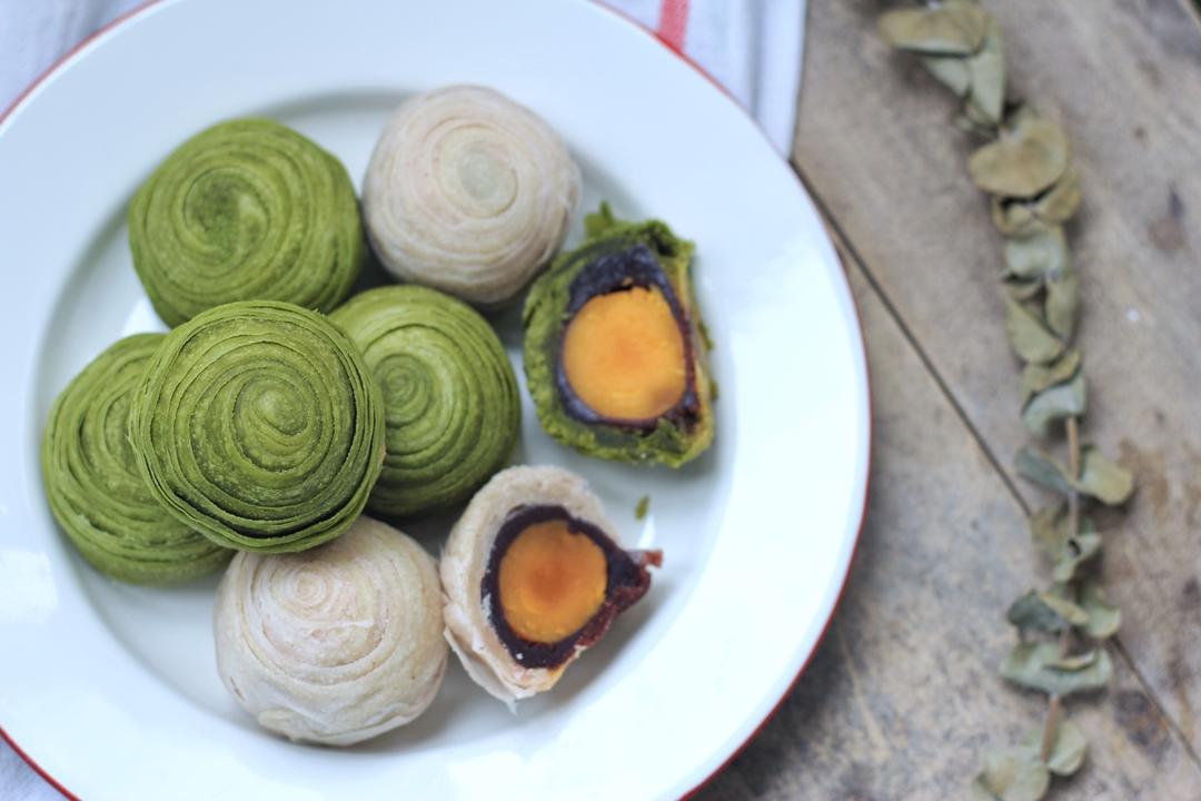 螺旋酥.蛋黄酥.-个人的技巧