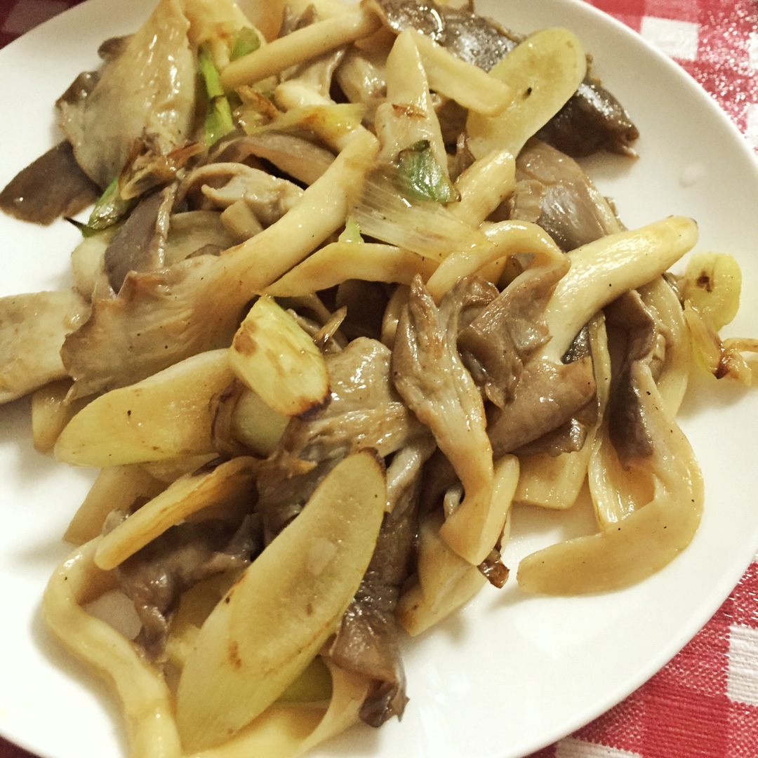清炒平菇