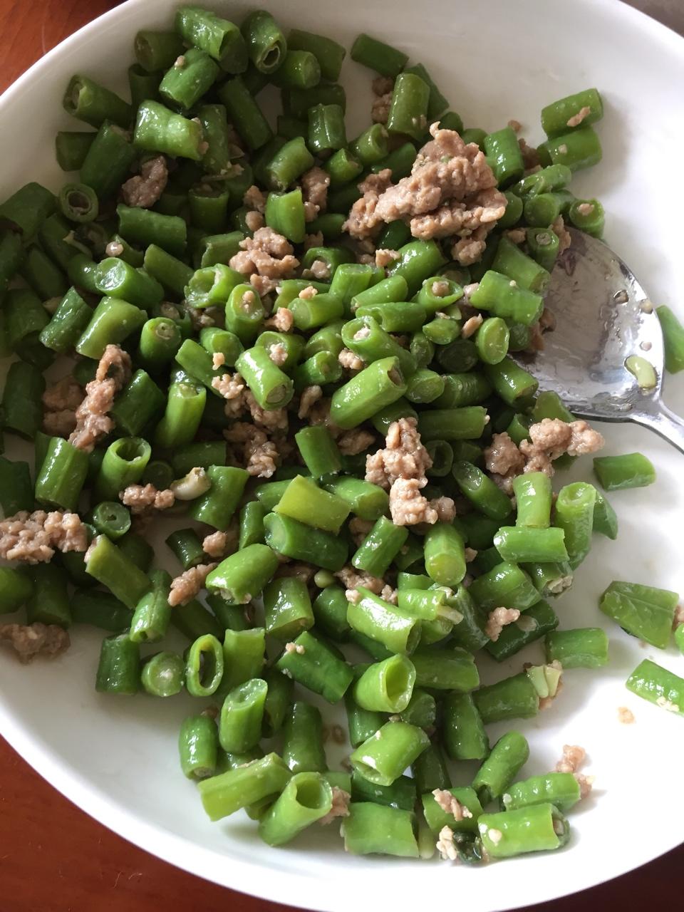 肉沫豆角下饭菜