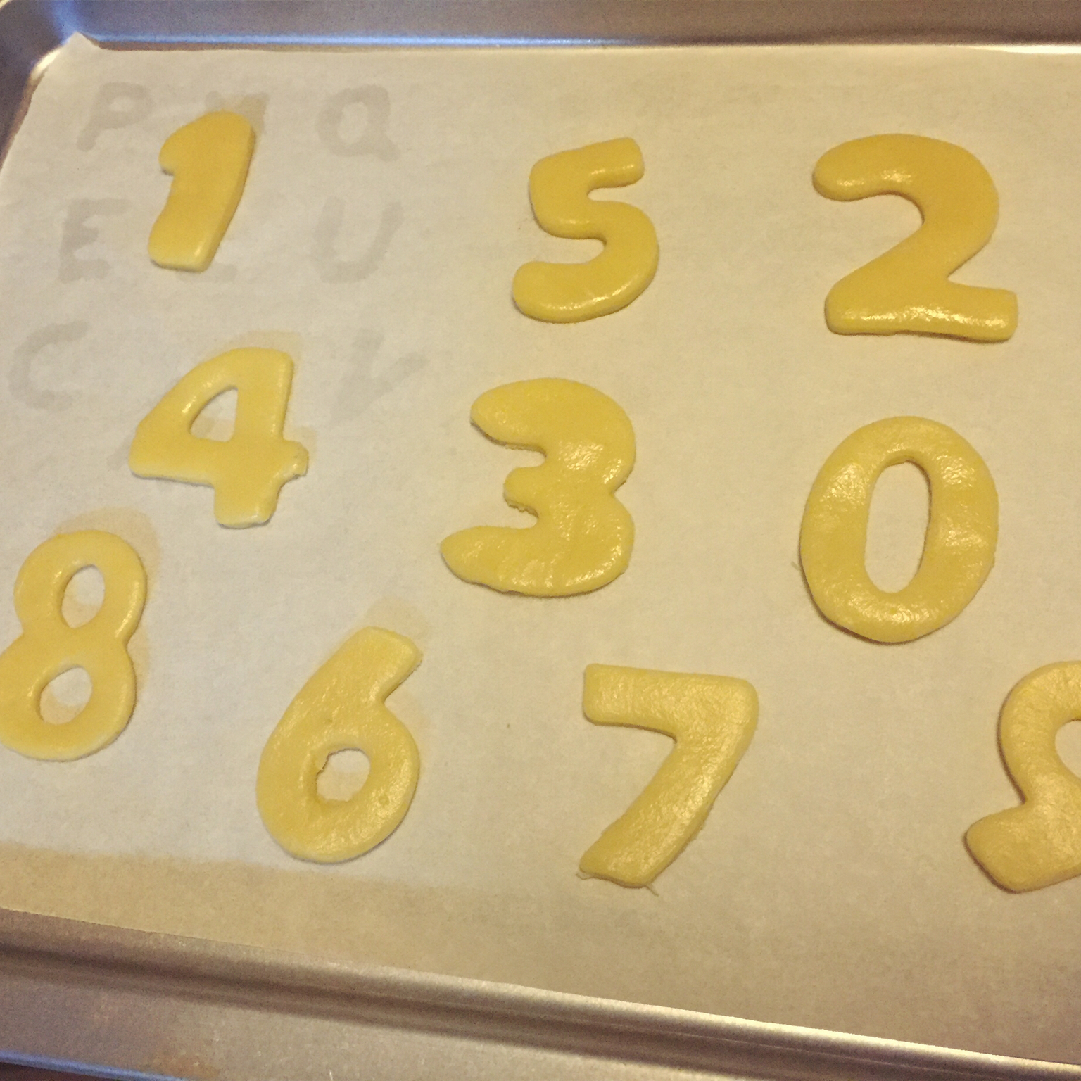杏仁字母饼干·Almond Alphabet Cookies
