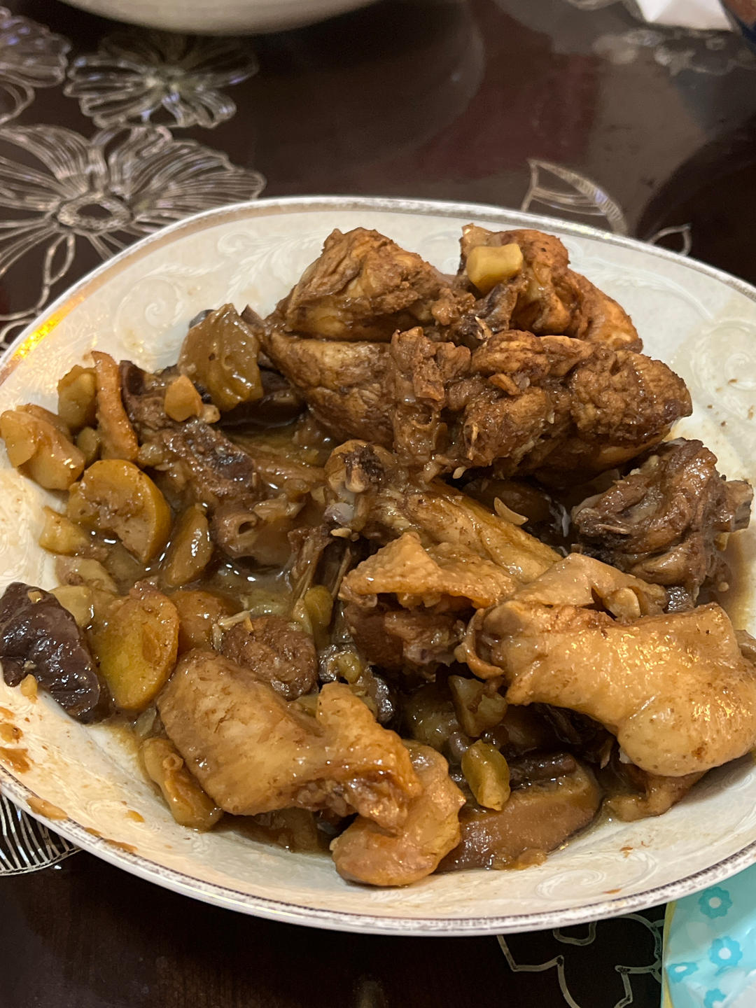 【栗子烧鸡】鸡肉都给你吃，栗子归我~