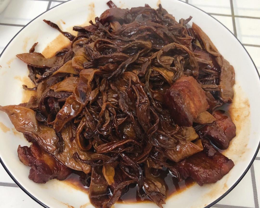 干缸豆烧肉的做法