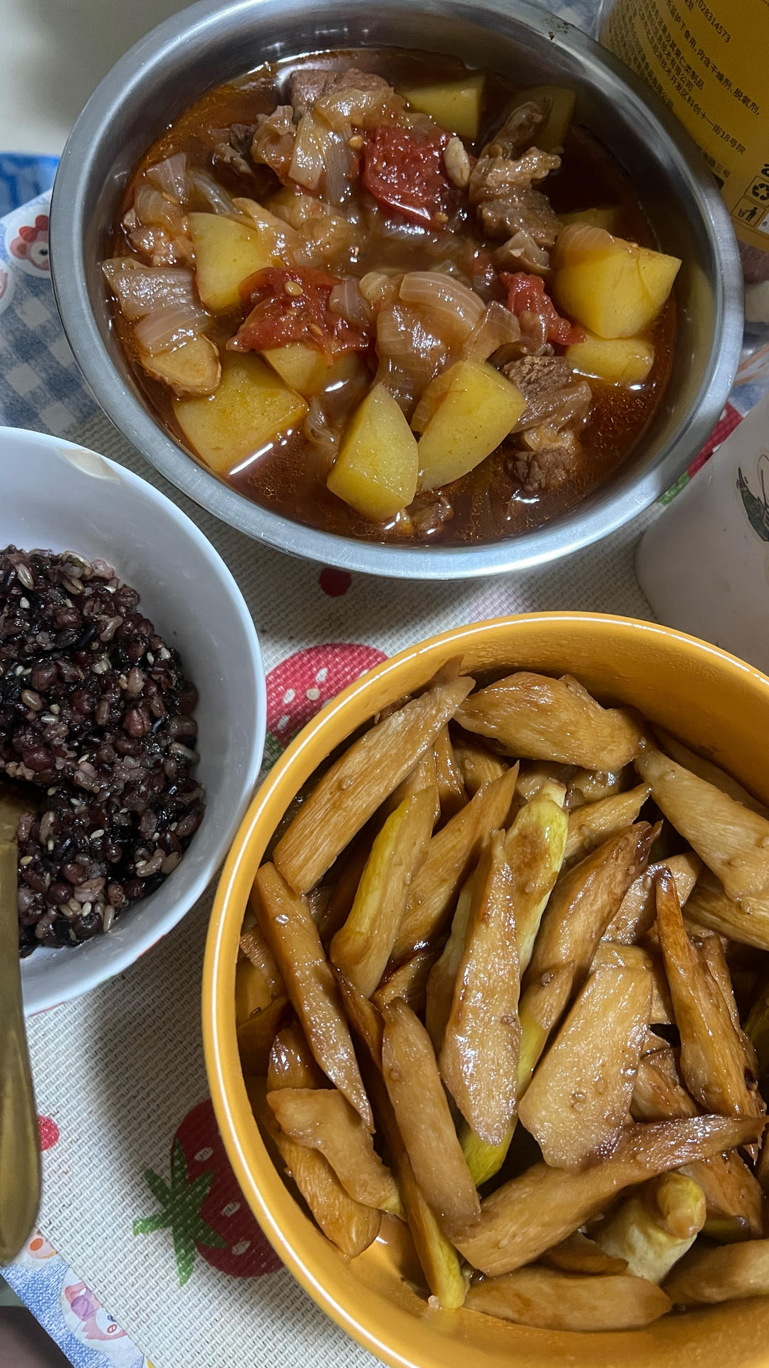番茄土豆牛腩煲（电饭煲）