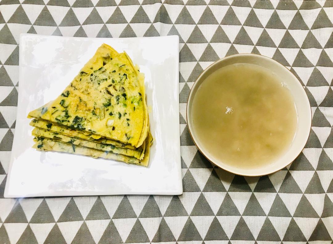 韭菜鸡蛋饼