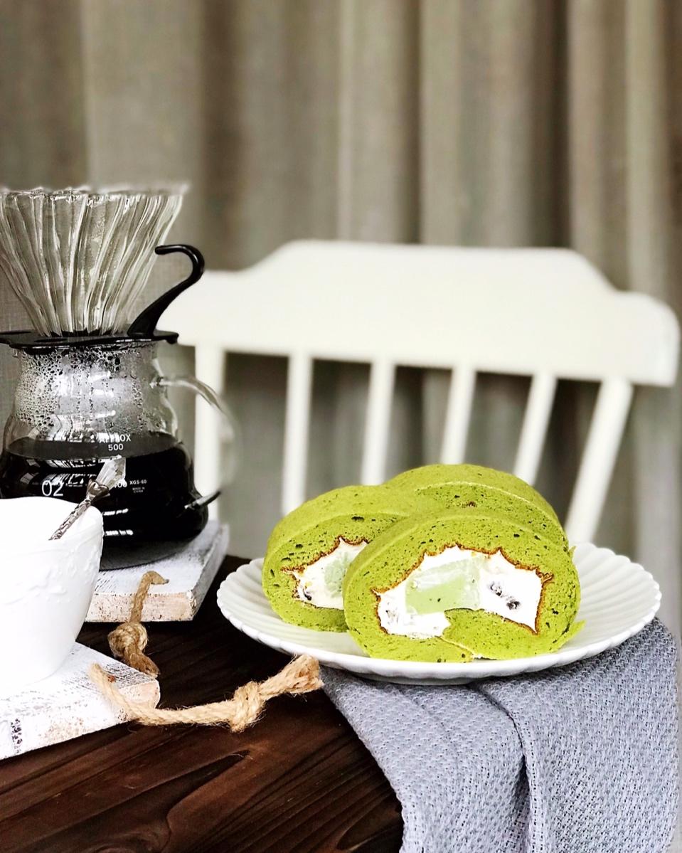 抹茶奶冻