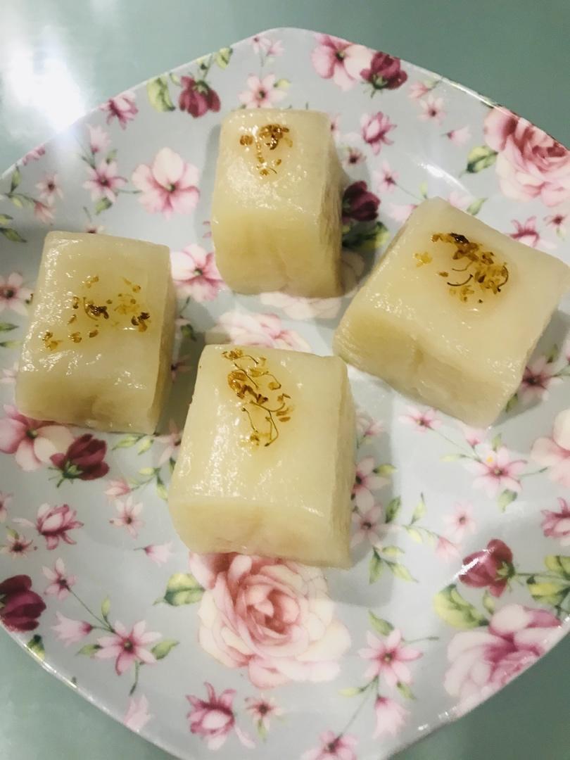 红豆桂花糯米糕