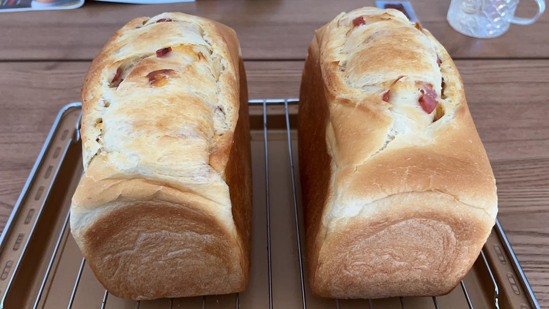 双重芝士早餐吐司