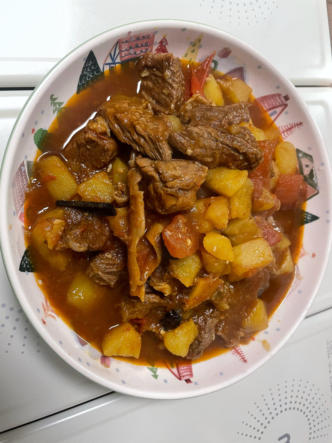 土豆西红柿炖牛腩的做法